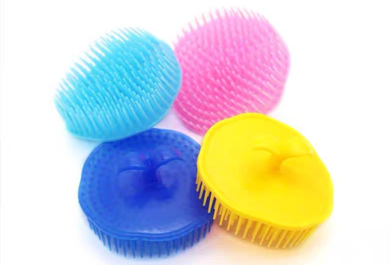 Al por mayor creativo nuevo cepillo de lavado de cabello masaje cepillo de cuero cabelludo conjunto de dedos cepillo de lavado antideslizante al por mayor one dollar pic 6