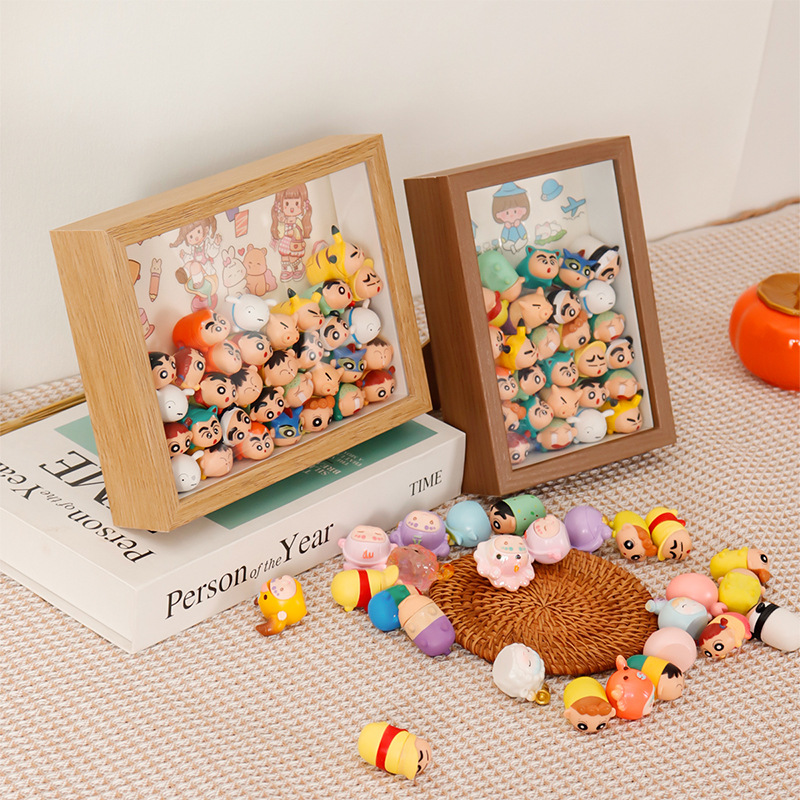 Wholesale of three-dimensional hollow dry flower photo frames, 68-inch and 10-inch A4 and A3 handmade paper rose framing, light picture frame factory pic 2