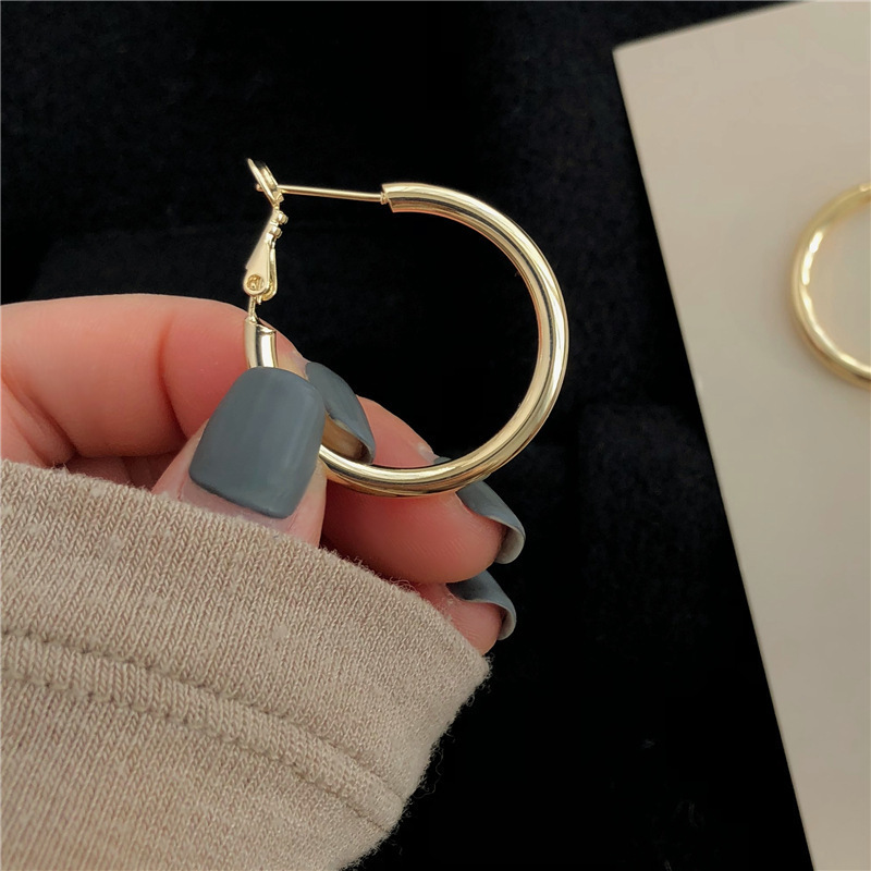 925银针复古耳环几何金属耳钉小众气质高级感爆款百搭耳饰批发详情1