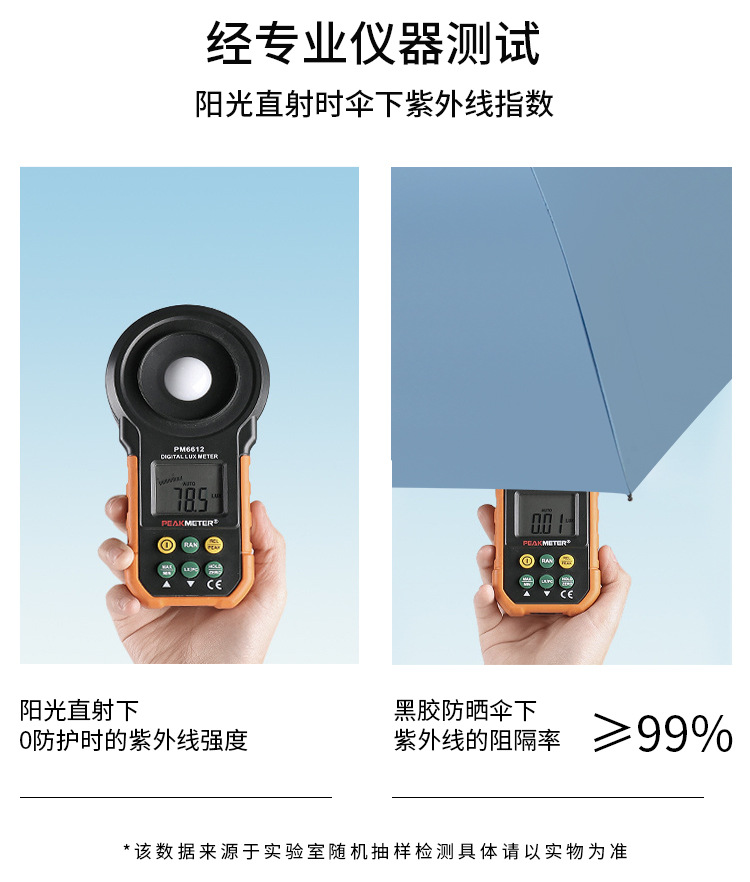 uv雨伞批发三折防晒遮阳伞晴雨两用折叠太阳伞手动可爱伞防紫外线详情25