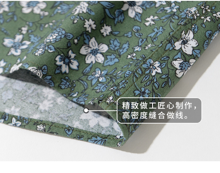 春季男士印花长袖衬衫全棉牛津纺翻领高档休闲青年衬衣批一件代发详情19