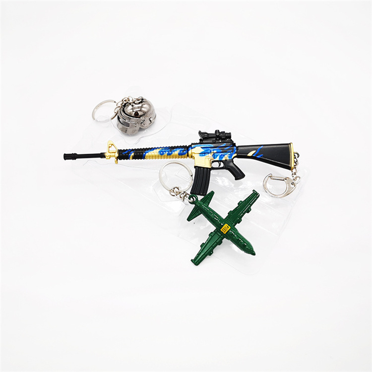 17CM锌合金电镀组合枪挂饰 可定制金属工艺摆件款式多样厂家直发详情11