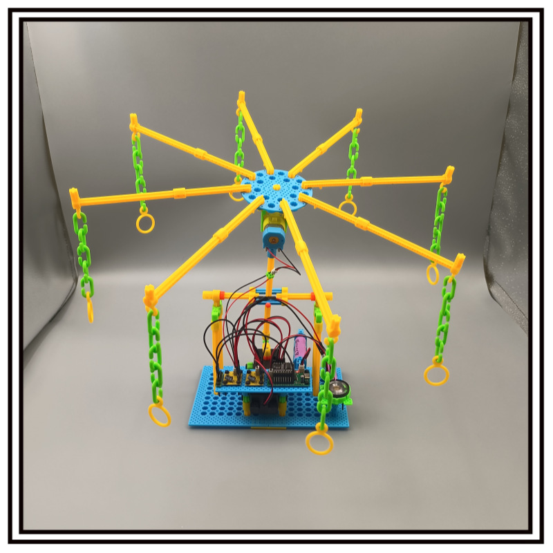 可编程旋风飞椅 智能语音识别图形化编程套件科技小制作创客教育详情2