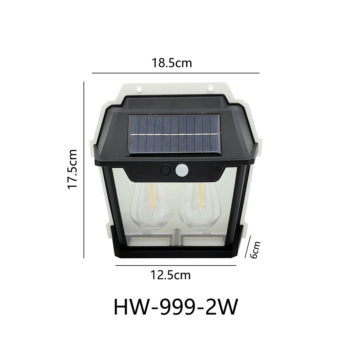 Wholesale outdoor solar lamps, induction tungsten filament wall lamps, lights on when people come and off when they leave, waterproof wall lamps for villas and gardens pic 18