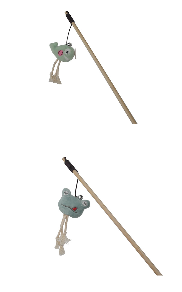 New green cat toys, interactive cat toys, bamboo sticks for export to Amazon, cross-border cat products pic 19