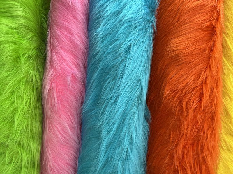 Artificial fur, plush fabric, counter display, clothing performance, decoration, toys, accessories, plush fabric, long plush fabric pic 3