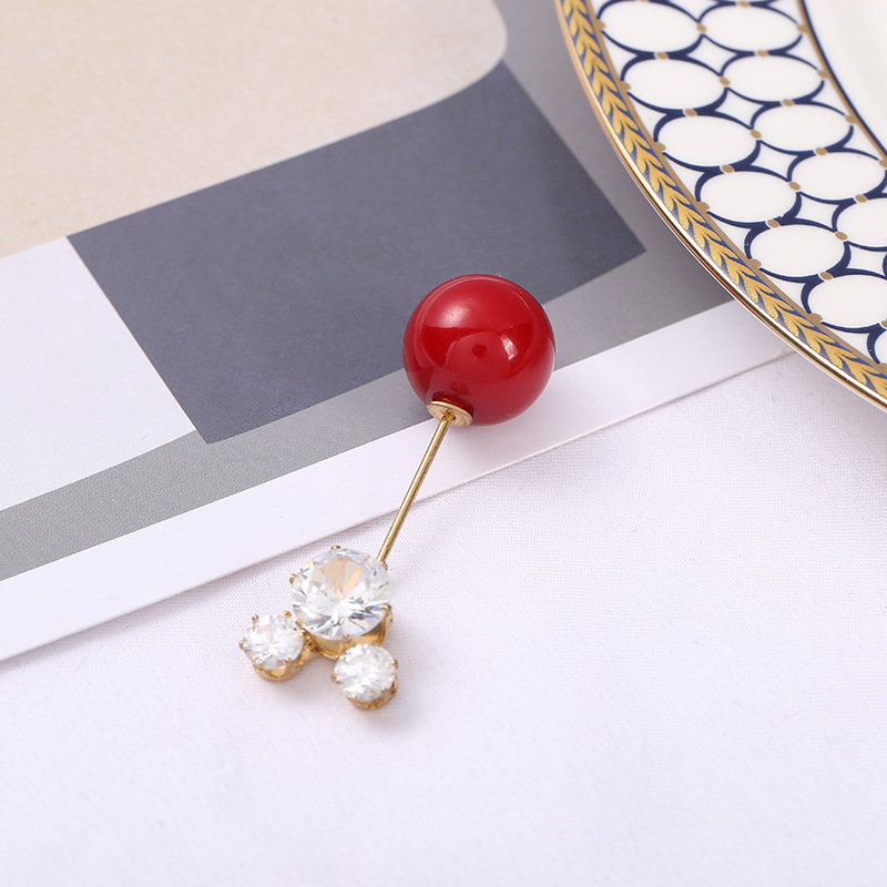 胸针女防走光珍珠插针固定衣物开衫领口别针百搭毛衣扣装饰胸针  熊猫水钻5574详情11