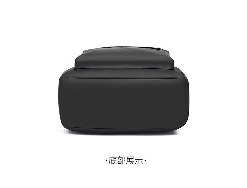 新款时尚潮流双肩包黑色大学生书包休闲大容量男士旅行电脑背包详情25