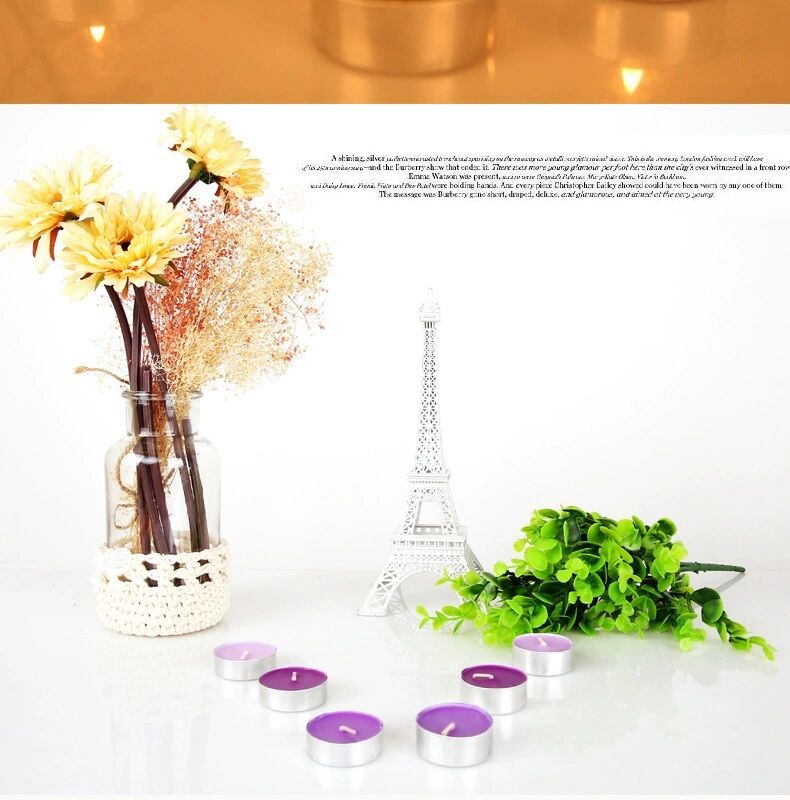 厂家直销4小时36只装茶蜡香薰香味DIY摆图浪漫求婚酒店道具蜡烛详情7