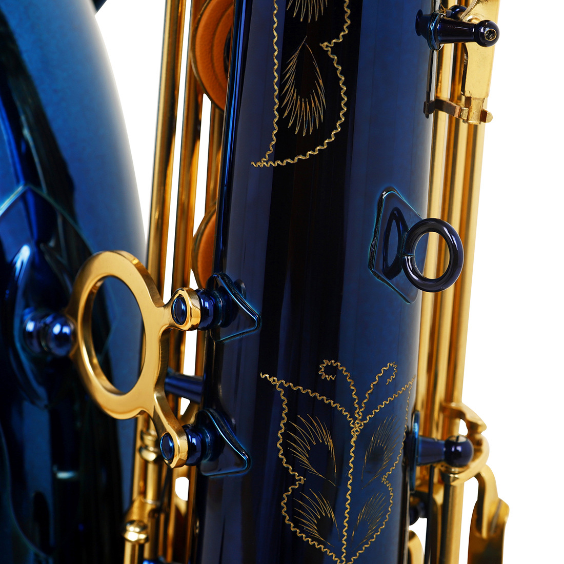 LADE降B调次中音萨克斯手工雕花鲍鱼壳管体乐队专业演奏saxophone详情22