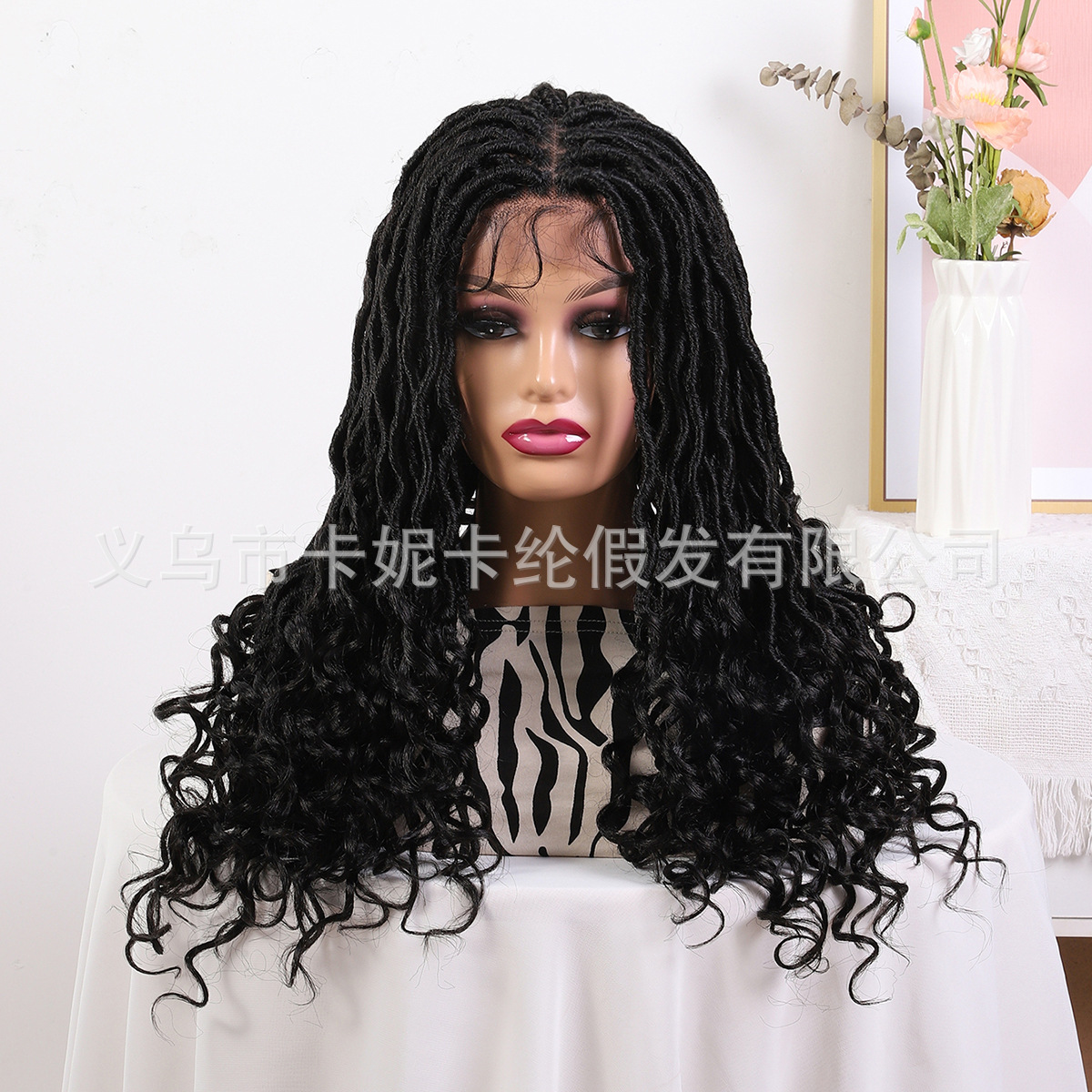 New European and American 360 lace wigs vendor, a hit black single-roll wig for women in Africa, New Look pic 6