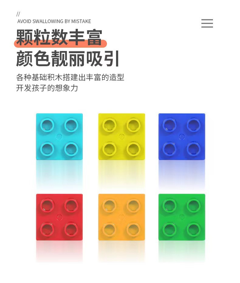 兼容乐高大颗粒积木别墅城堡拼装积木益智玩具儿童3--6岁男孩女孩详情7