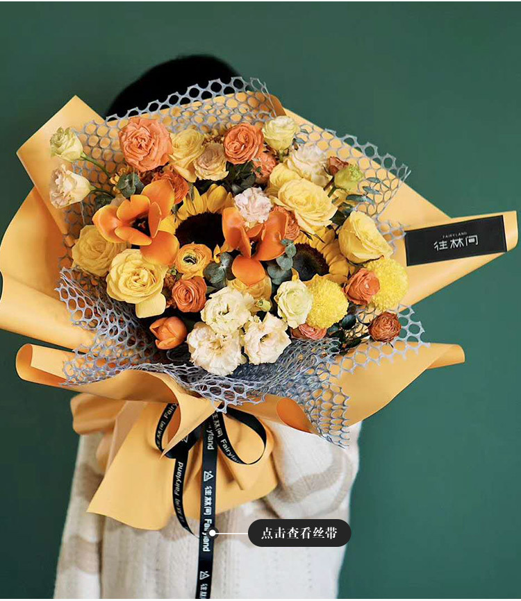 加厚英文报牛皮纸复古花束包装纸高级感花艺材料牛皮纸鲜花包装纸详情10