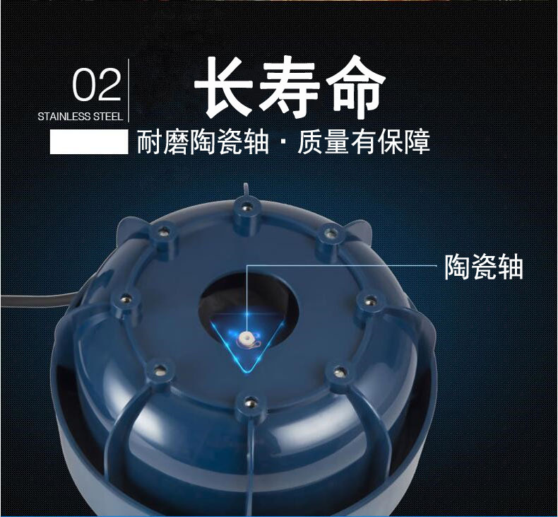 CEF grid pool variable frequency high-flow fish pond submersible pump, water pump, rockery filtration circulation pump, pipe pump, koi pond pic 6