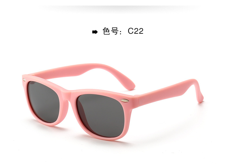 Nuevos niños gafas de sol polarizadas moda niños niñas personalidad cartoon rice booking baby shores wholesale pic 42