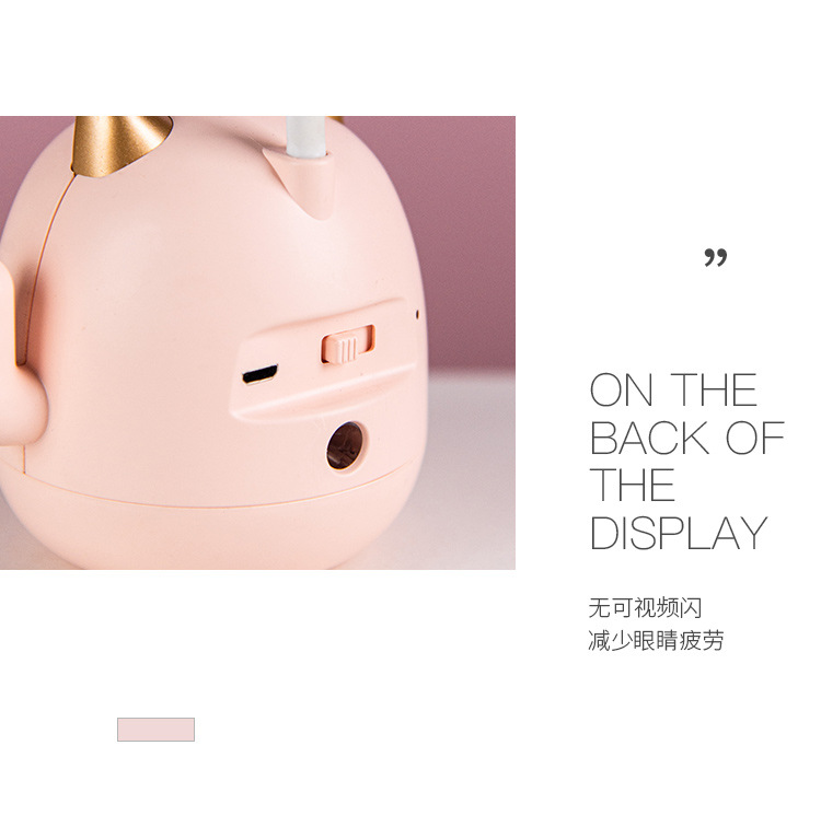 New USB charging desk lamp, Maneki Neko eye-protecting LED desk lamp with pencil sharpener and night light, portable desktop desk lamp pic 10
