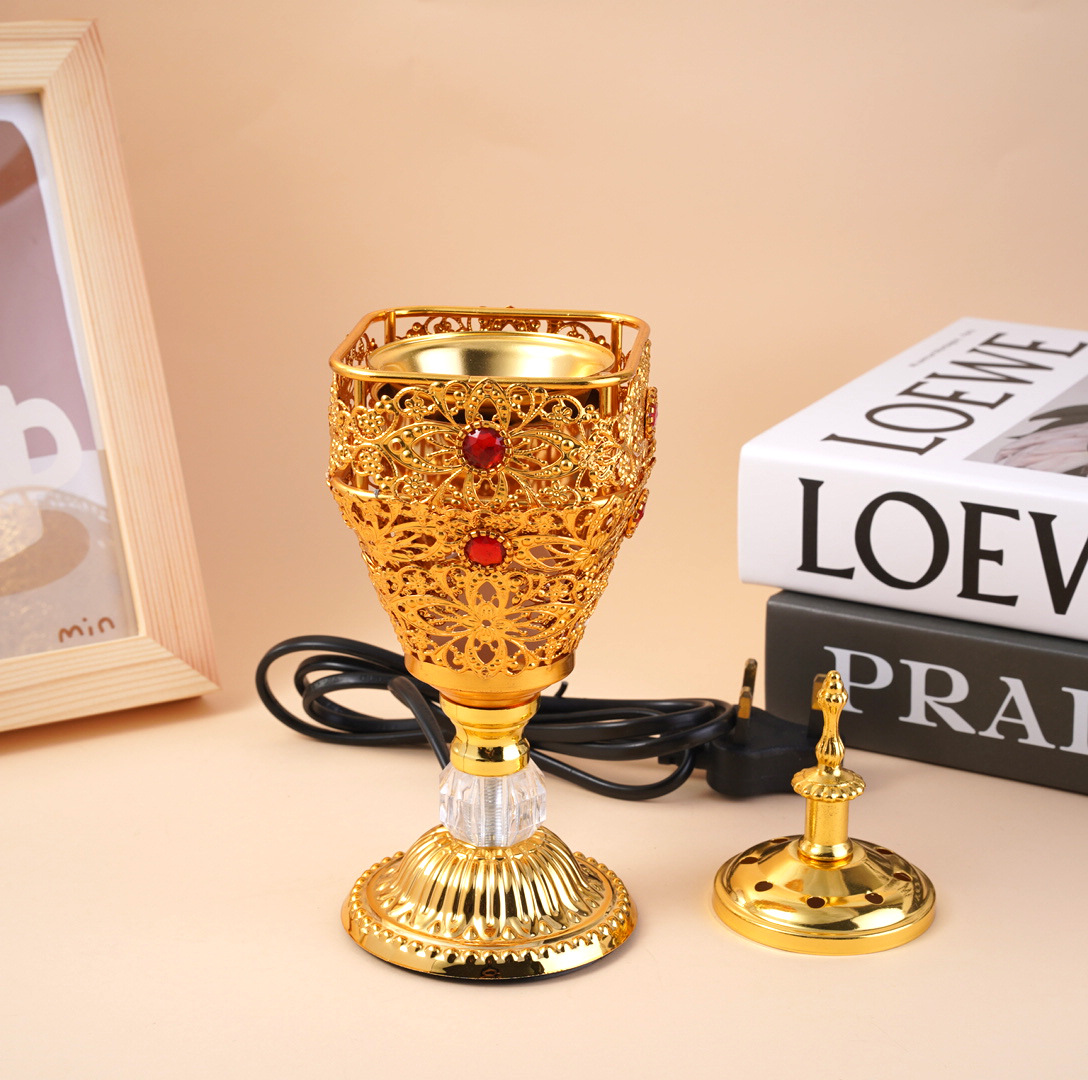 Electric incense burner Middle East Saudi Arabia southeast Asia Arab metal plug-in aroma diffuser pic 2