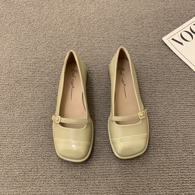 法式复古晚晚风玛丽珍方头小皮鞋女鞋子2023新款通勤百搭低跟单鞋详情10