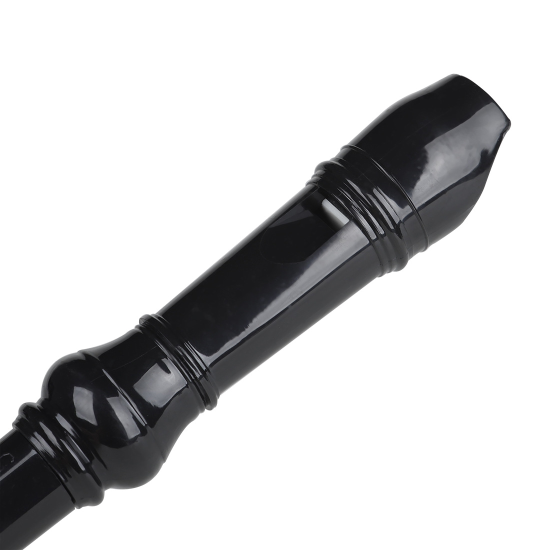 8-hole vertical flute, black and transparent, G-key ABS vertical flute, a wind instrument for children and students to start learning in class pic 15