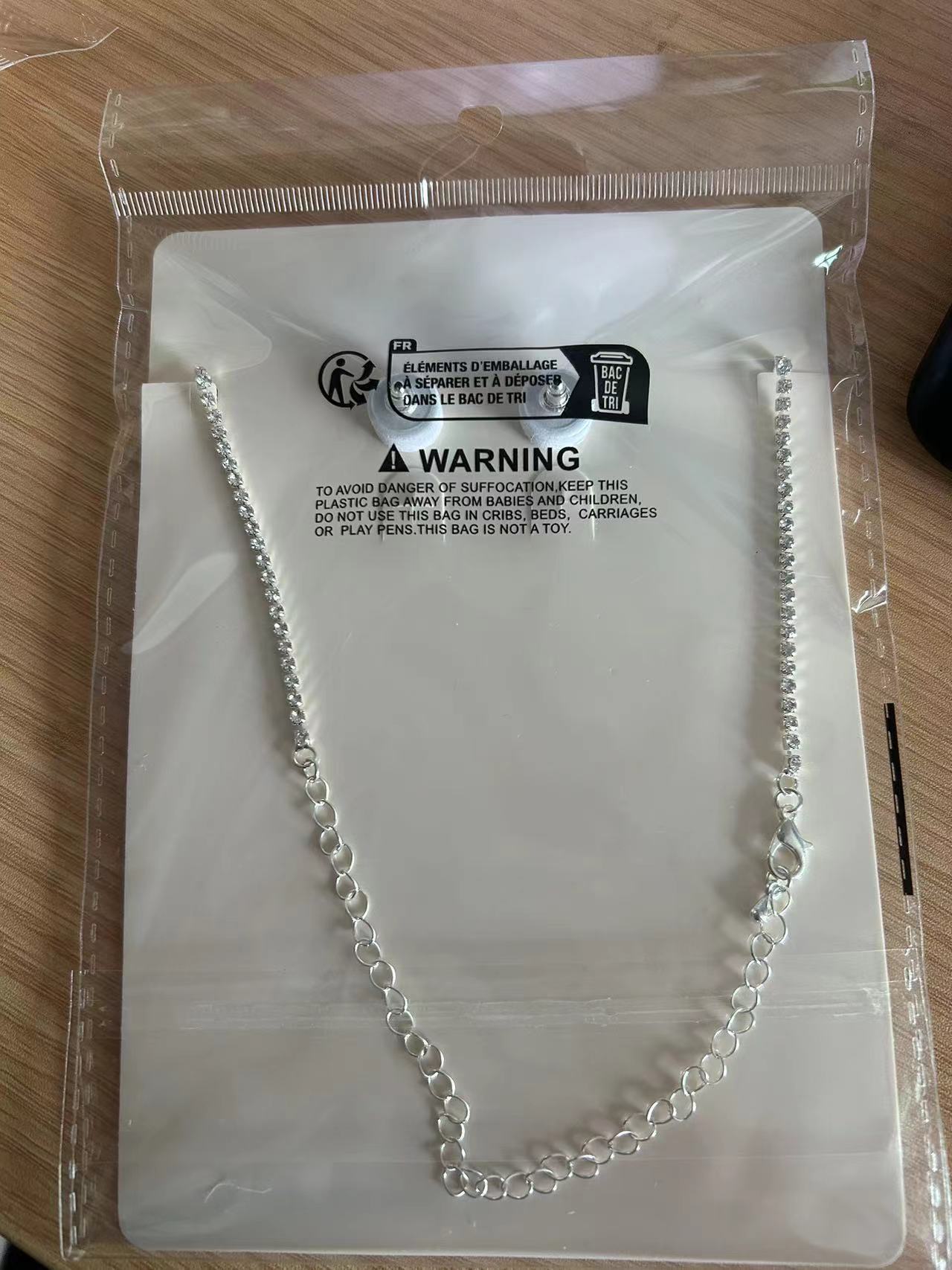 European and American light luxury high-end jewelry set necklace, niche lightning shaped collarbone chain, fashionable and versatile accessories wholesale pic 21