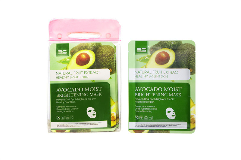 Wholesale of all-English avocado mask bags for hydrating, moisturizing, facial care and brightening skin pic 2