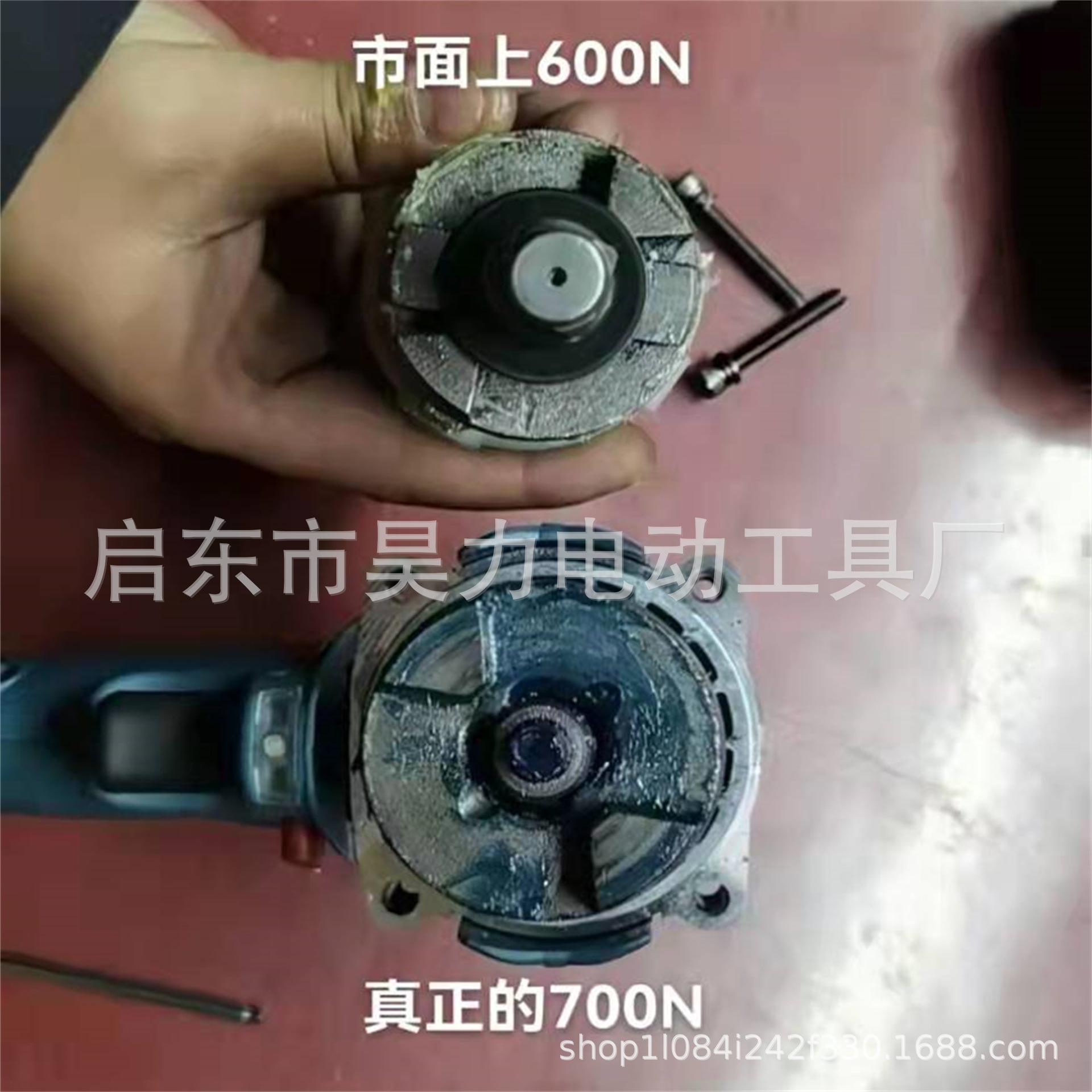 Brushless electric wrench with 700N high torque, lithium battery impact wrench, frame worker, electric air cannon, powerful heavy-duty auto repair pic 4