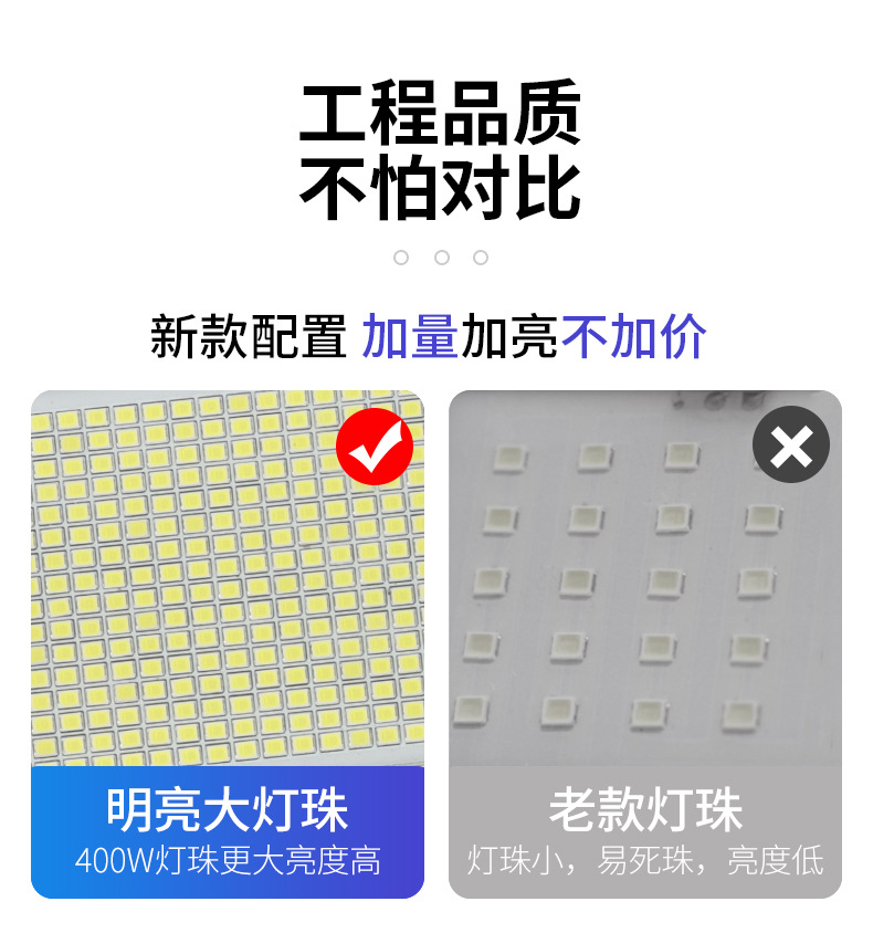 满天星太阳能投光灯批发户外照明路灯家用庭院灯防水壁灯详情5