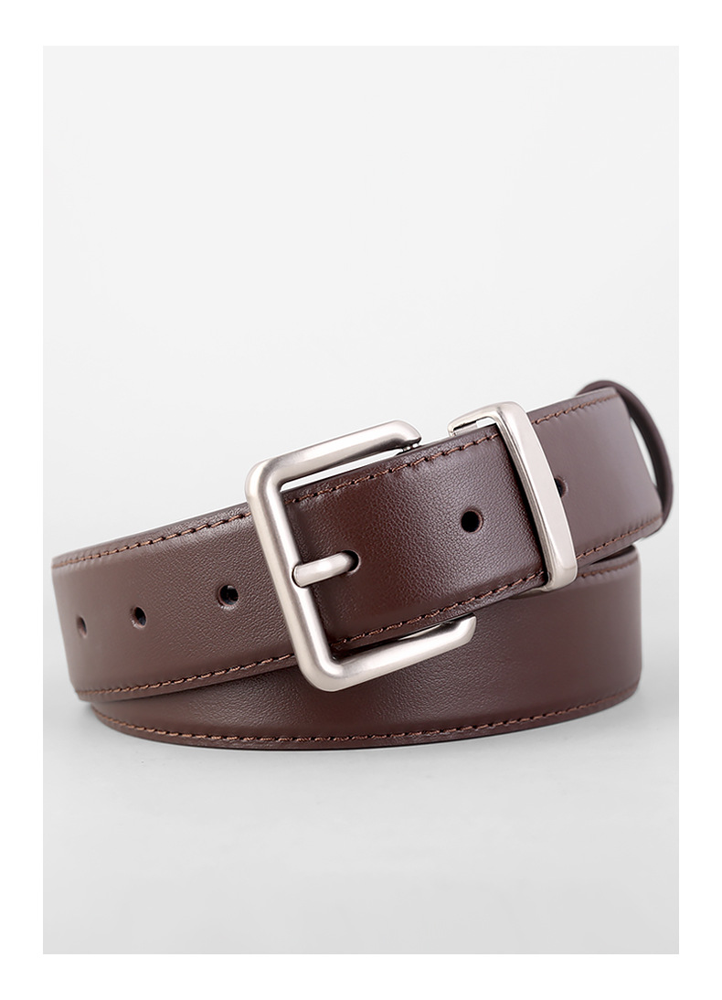 网红同款女士真皮皮带百搭复古装饰西装牛仔裤腰带女工厂现货批发详情19