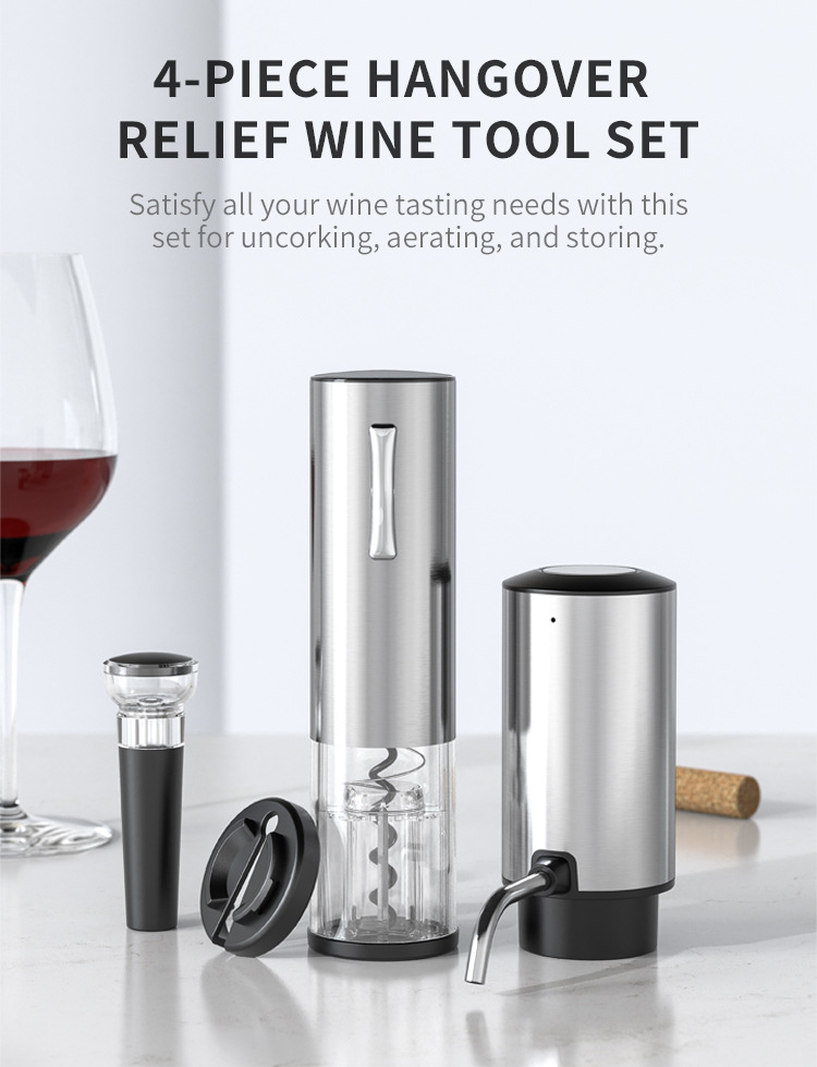 Direct sales of electric wine bottle openers made of food-grade aluminum alloy from the manufacturer pic 13