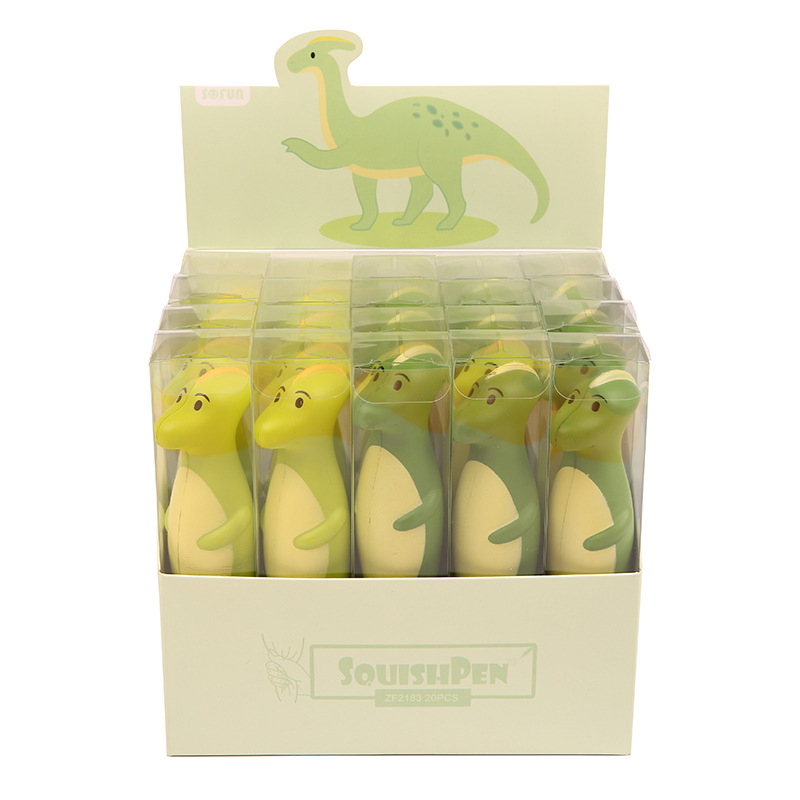 2021 New personalized stress-relieving stationery pen, Japanese-style simple student gel pen, office dinosaur-shaped stationery pen pic 14