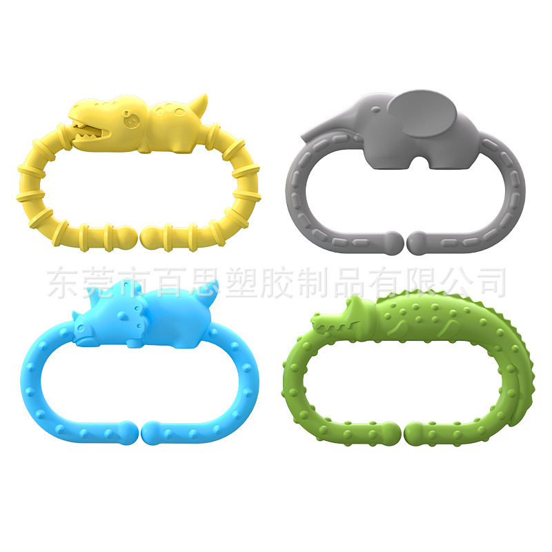 跨境Sensory Fidget Toys儿童感官解压玩具弹性硅胶纹理减压手环详情15