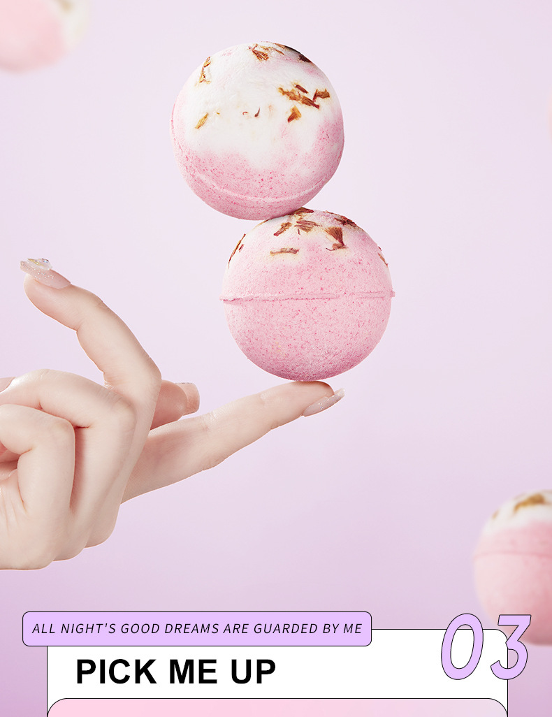 All English SADOER explosive bath salt balls, rose fragrance bath, gentle and skin-friendly bath balls, cross-border export wholesale, exclusive for export, exclusive for export pic 21