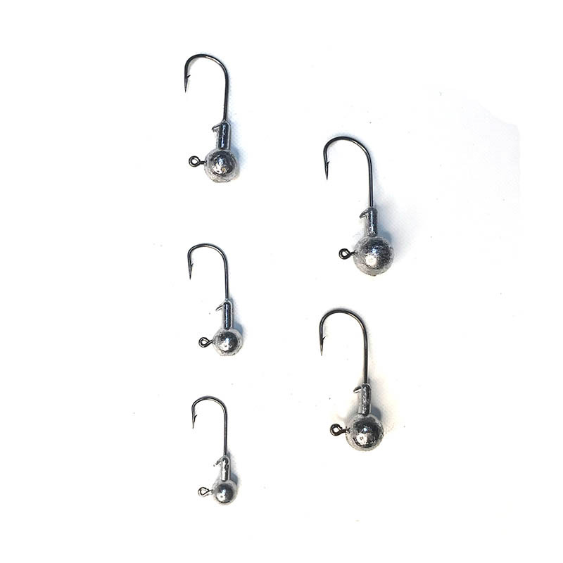 Donglejian natural color lead-head Hook silver set Affordable box set Fishhook, sea bass, mandarin fish, Fat Goluya pic 2