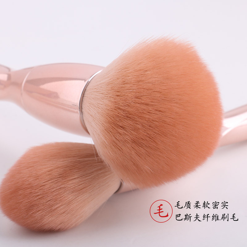 8支扭扭腰化妆刷套装 散粉腮红刷美妆工具化妆刷收纳便捷初学适用礼品详情10