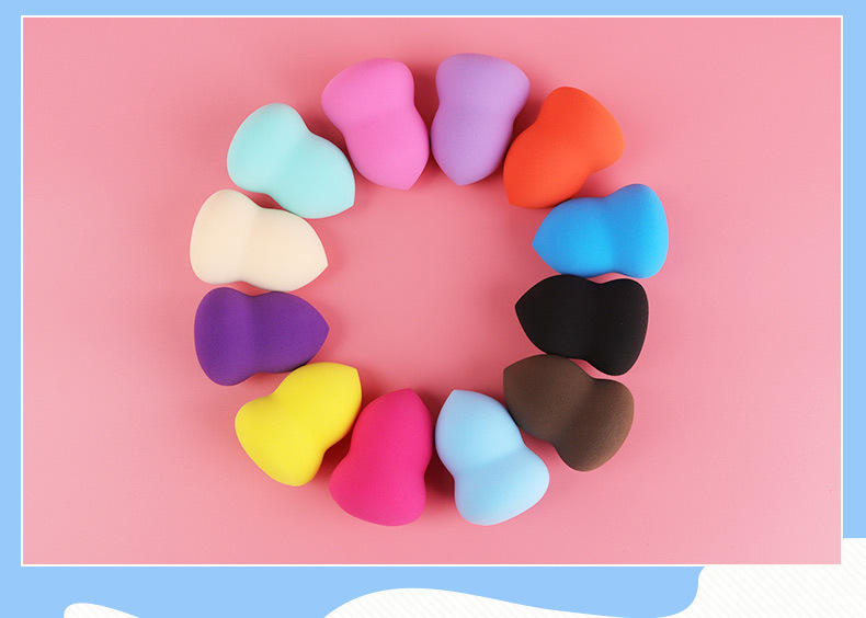 Beauty egg dry and wet dual-purpose makeup egg, gourd water drop diagonal cut powder puff, makeup puff pic 12