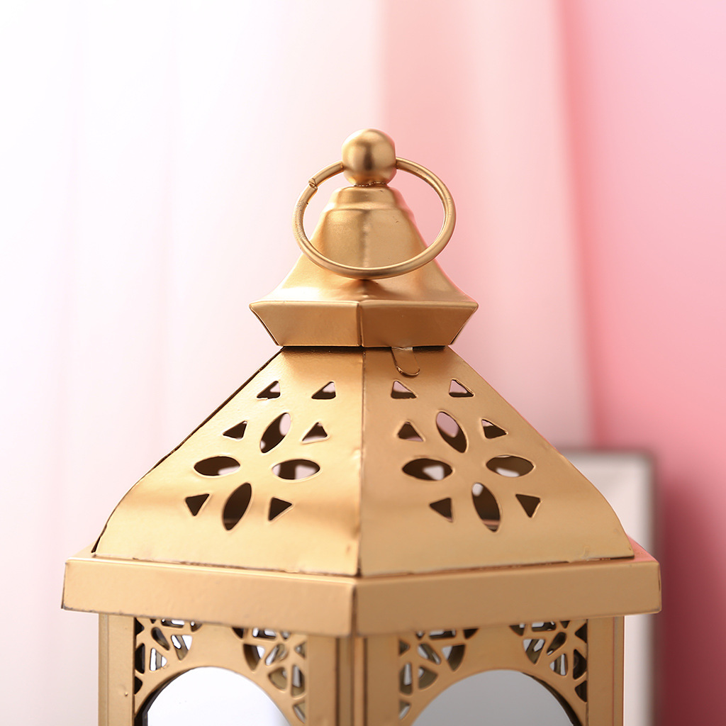 Ranadan Ramadan lantern, Eid al-Fitr ironwork metal display typhoon lantern handicraft, Arab lantern pic 16