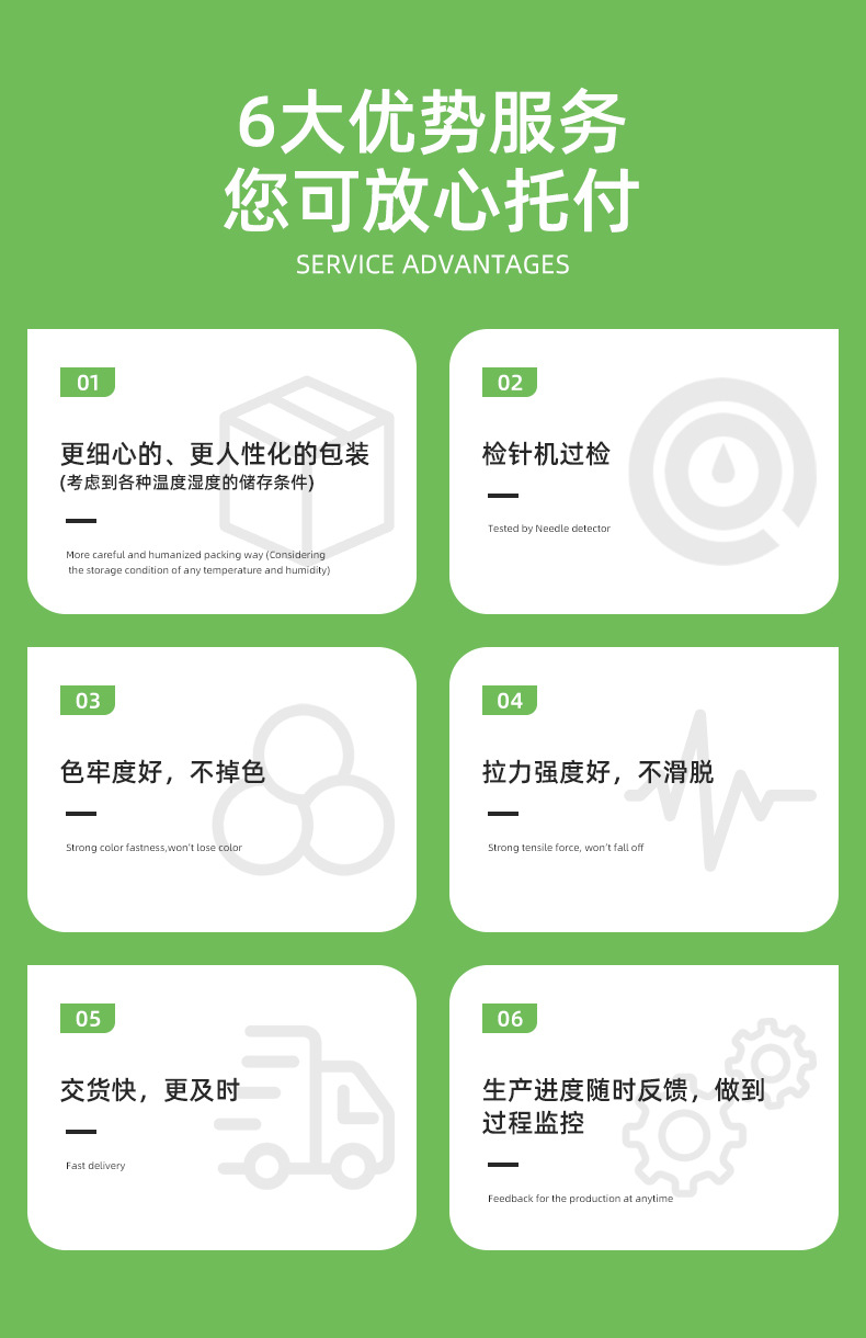 厂方直供小方头线扣吊牌挂绳蜡线编织线吊粒通用吊牌绳扣服装吊绳详情8