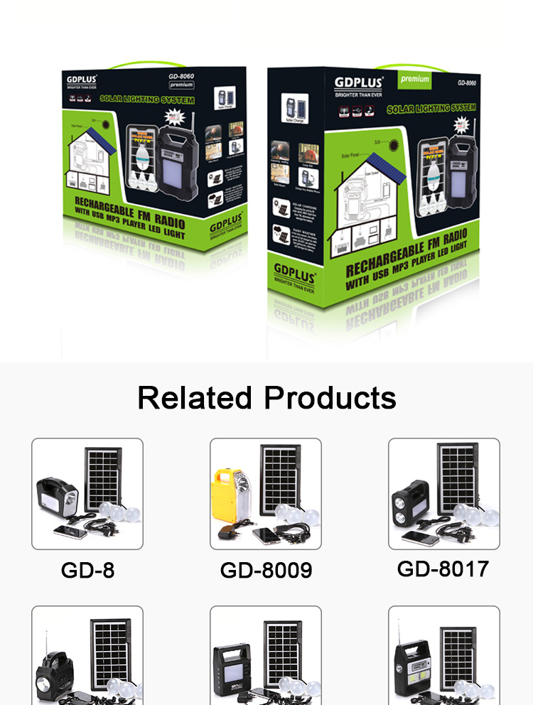 Outdoor portable multi-functional Bluetooth radio MP3 solar emergency light usb mobile phone charging courtyard system light pic 21