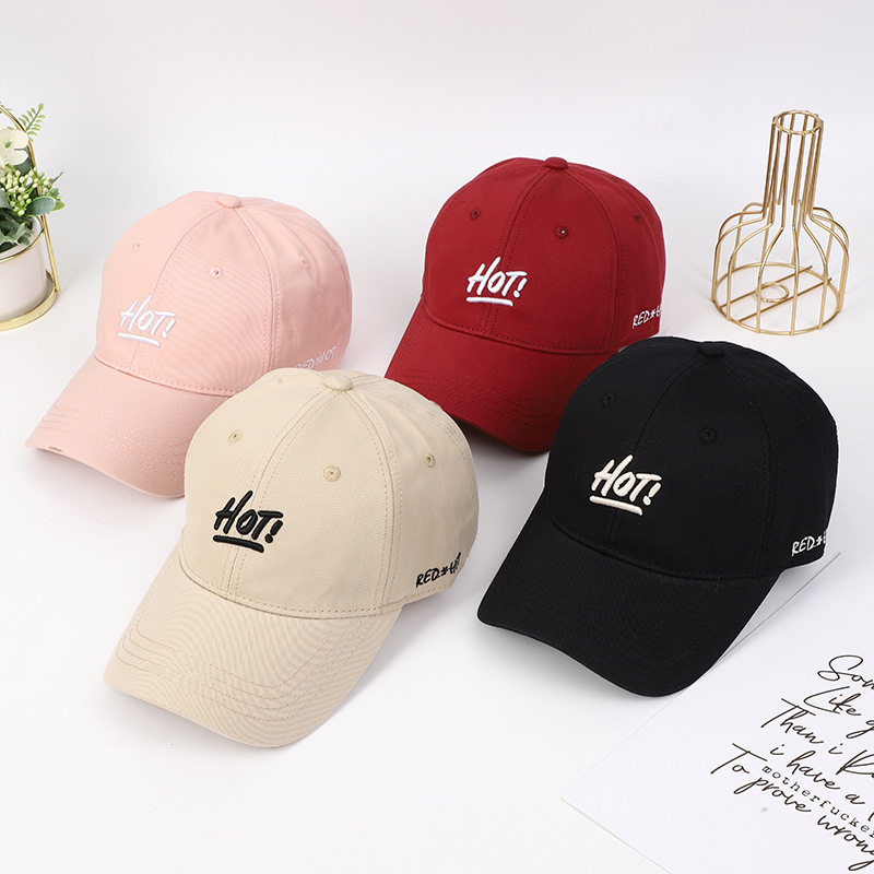 Summer new style baseball cap with English embroidery for women, suitable for both men and women, outdoor sunshade and sun protection cap, making the face look smaller pic 2