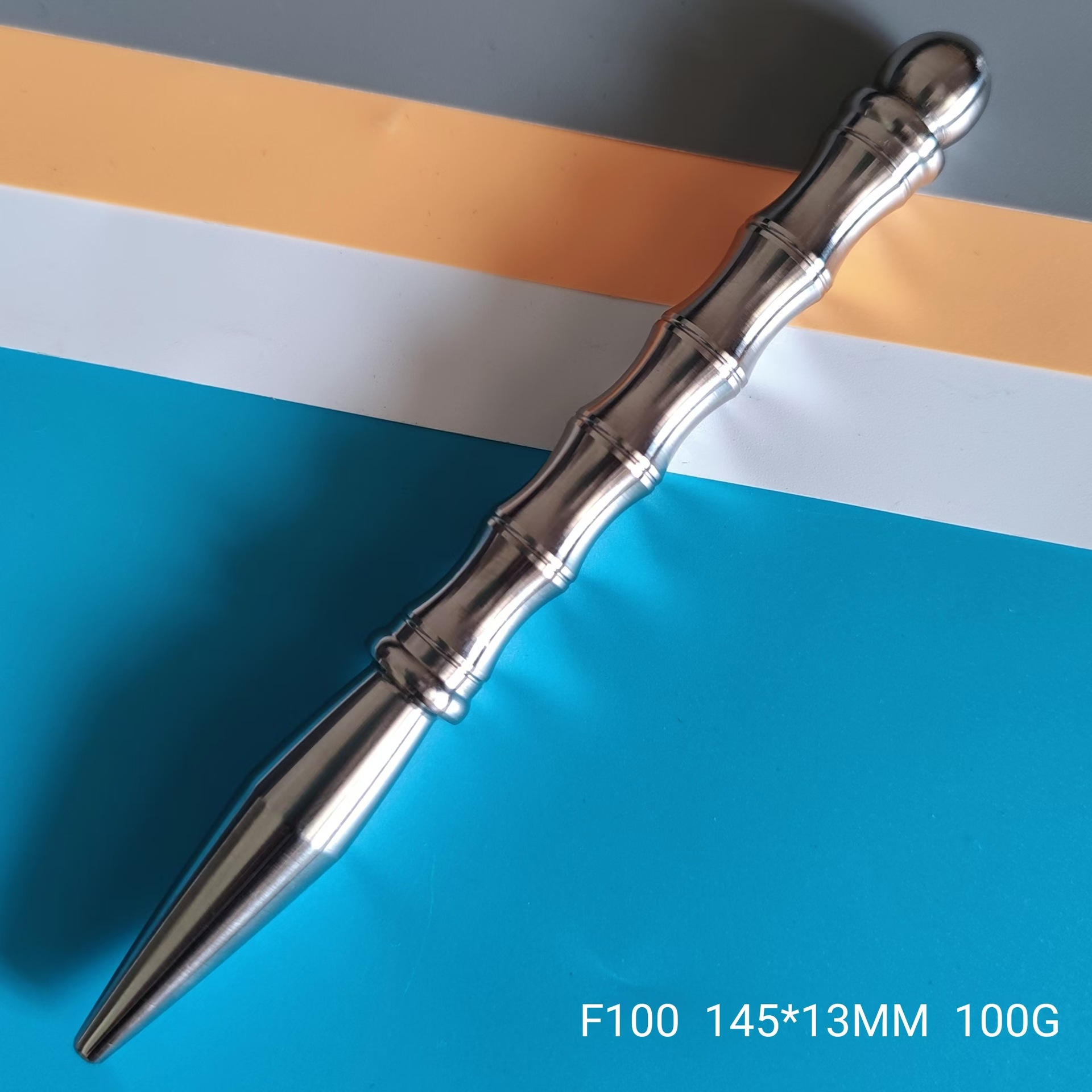 不锈钢面部按摩笔 全身穴位疏通拨筋棒 点穴经络棒 不锈钢按摩   棒详情6