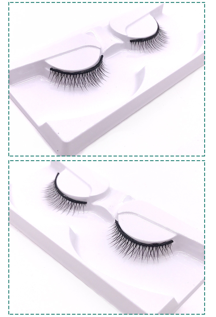Xiaohongshu is highly recommending a pair of natural temperature-sensitive jelly glue self-adhesive eyelash manufacturers for wholesale of self-adhesive false eyelashes pic 6