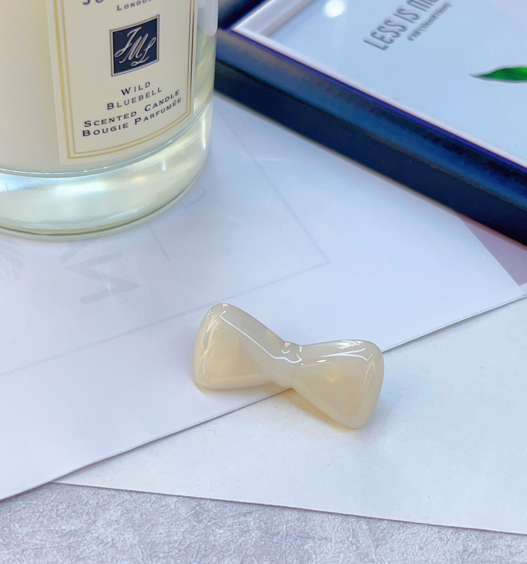 清新甜美简约醋酸加厚可爱蝴蝶结发夹边夹刘海夹发饰女详情5