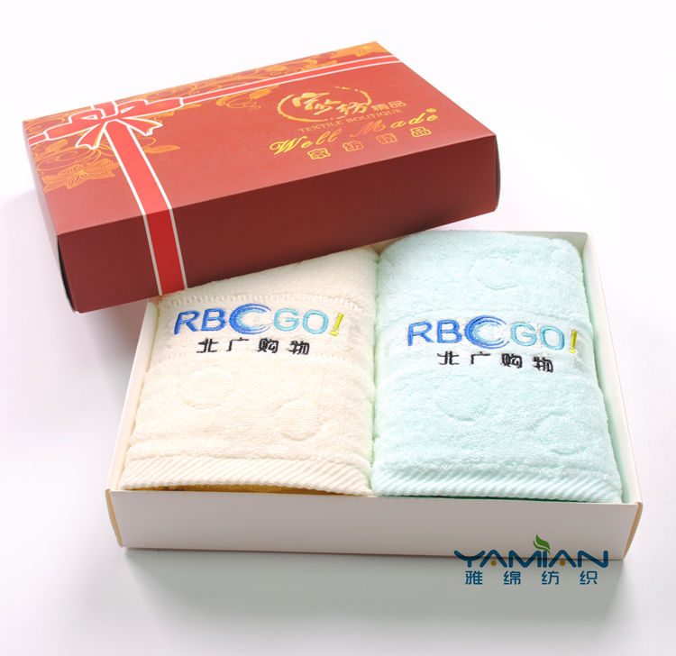 Pure cotton absorbent towel advertising gift towel, 100g available, enterprise LOGO and exquisite packaging, in stock, 4 colors pic 36
