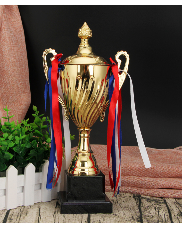 Wholesale manufacturer of metal trophies, school competition championship trophies, wholesale of metal handicraft trophies for logo pic 8