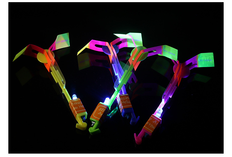Flashing slingshot, flying arrow, glowing bamboo dragonfly toys, flying fairy, slingshot whistle, flying arrow, street stall, night market wholesale pic 15