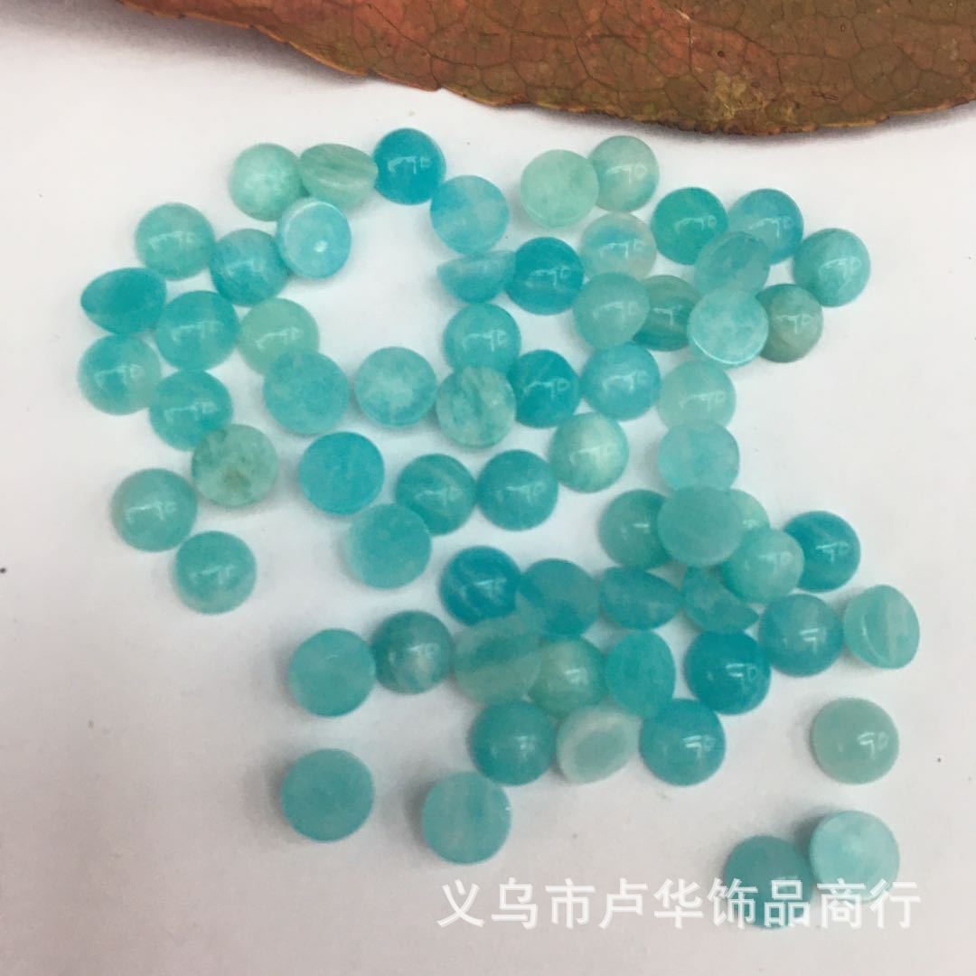 Cross-border factory direct sales of natural stone, Tianhe stone, gemstone ring faces, European and American fashionable bare stone gemstone handicrafts wholesale pic 1