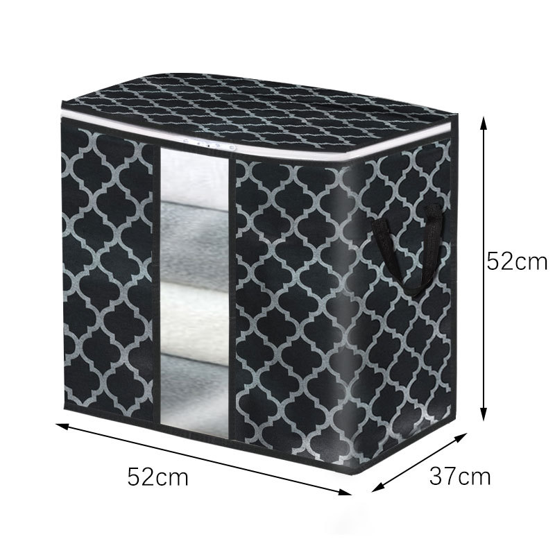 New non-woven fabric quilt storage bag, foldable and organizing bag, fabric dust-proof and moisture-proof cotton quilt bag, clothing storage bag pic 10