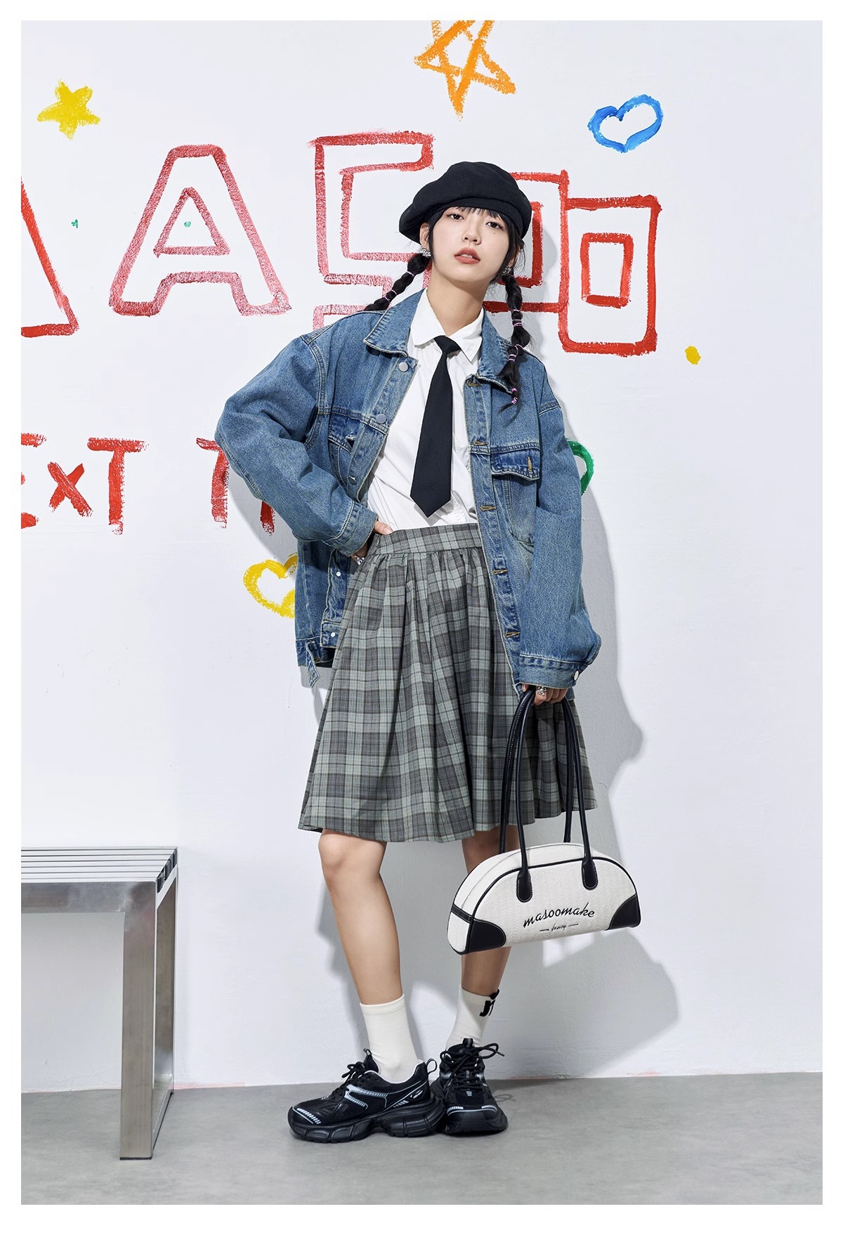 迦罗亚~马速主义2024新款ins潮厚底银色老爹鞋女运动鞋休闲跑步鞋详情18