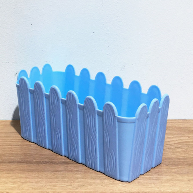 International rectangular plastic flowerpots for artificial plant fences are supplied by the manufacturer pic 2