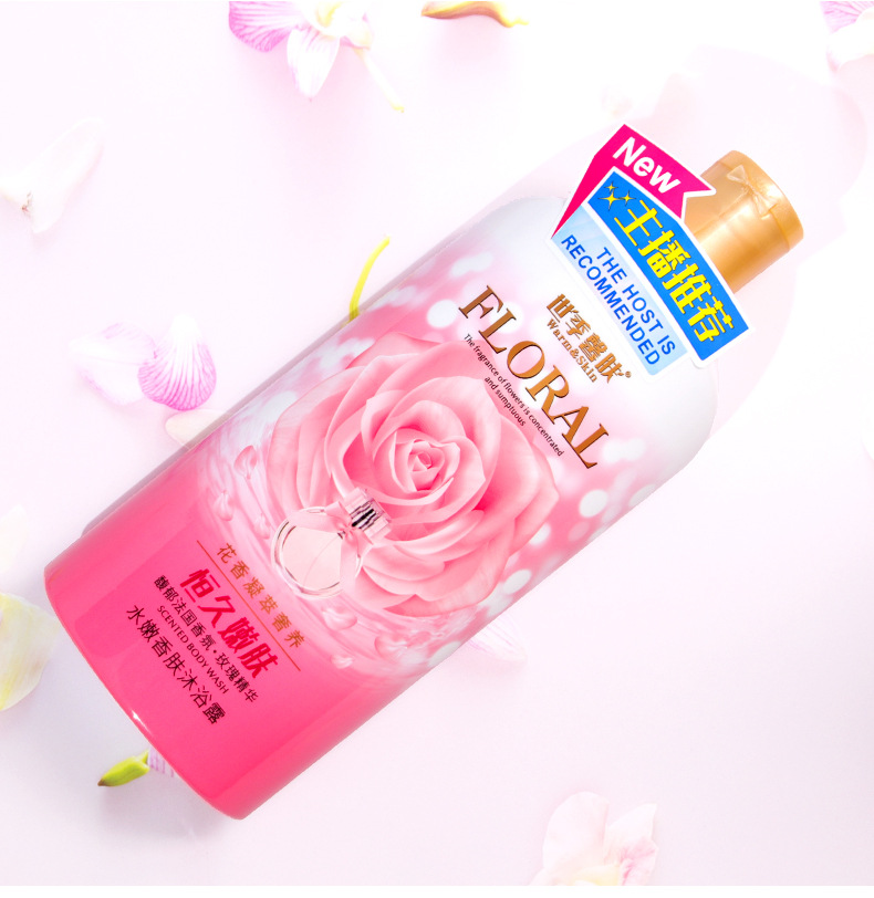 Wholesale lavender perfume body wash nourishes and rejuvenates the skin with a lingering fragrance. Rose petal body wash pic 13